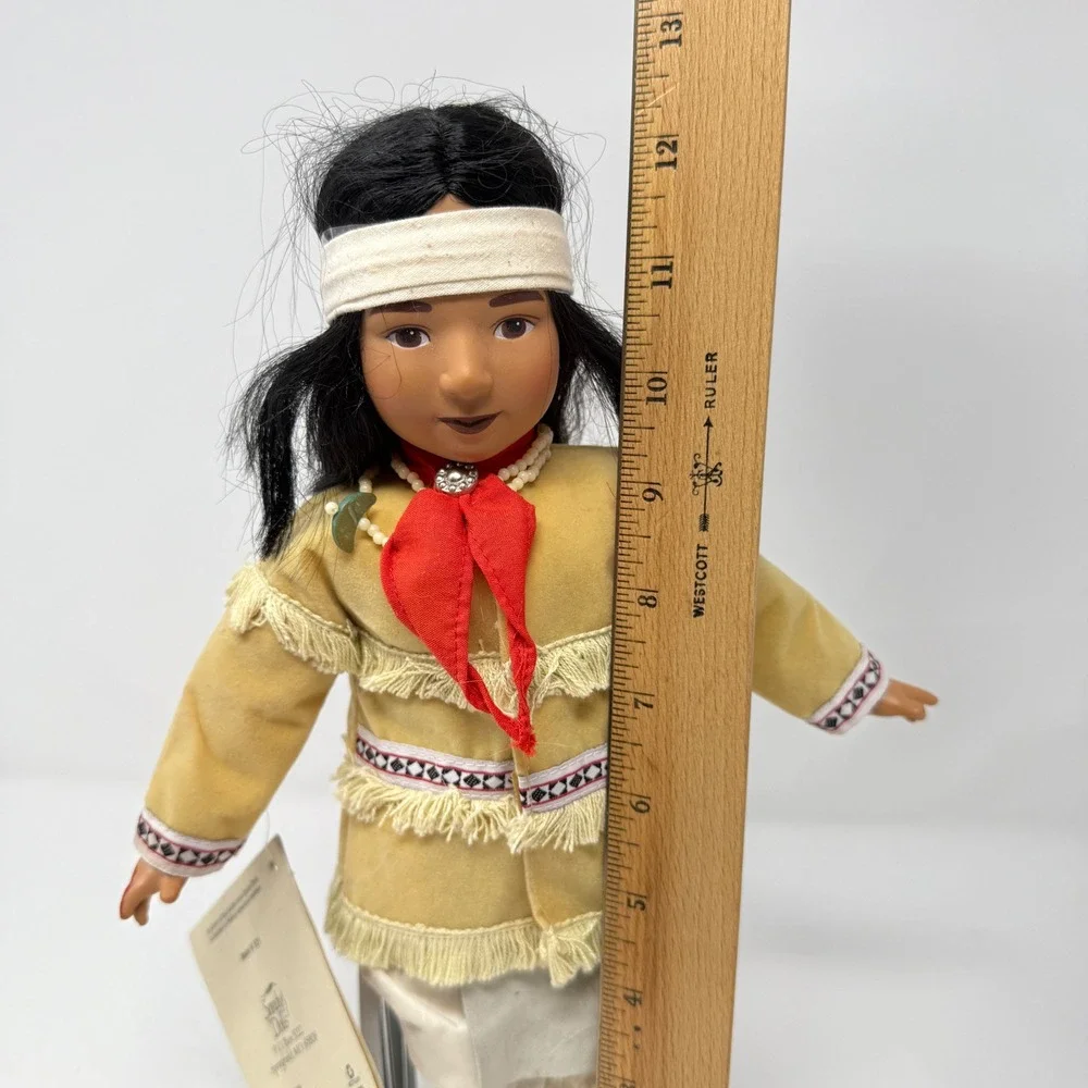 Native American Doll Shadow Cougar‎ Apache Brave Collector Doll with Tag